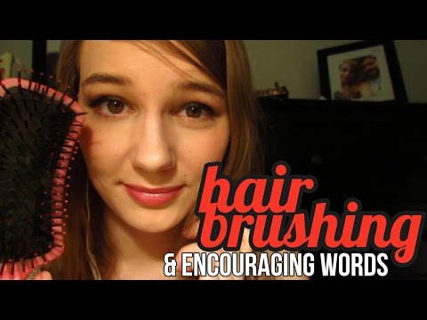 [BINAURAL ASMR] Hair Brushing & Encouraging Words (shh, tongue clicking)