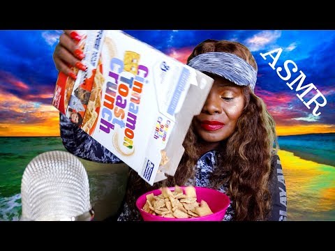 Trying Cinnamon Toast Crunch ASMR Eating Sounds