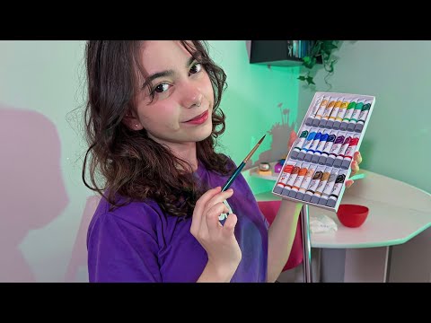 ASMR | Fazendo uma pintura facial em você