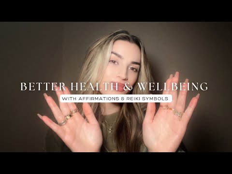 Reiki ASMR for Better Health and Wellbeing With Affirmations and Drawing Reiki Symbols