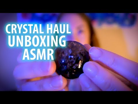 Crystal Haul Unboxing- ASMR-  Also, I'm on Tingles 😊