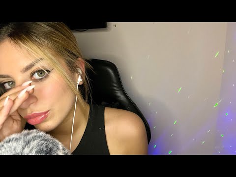 Asmr- Lipgloss pumping and application 💄💋 (mouth sounds, whispering, tapping)