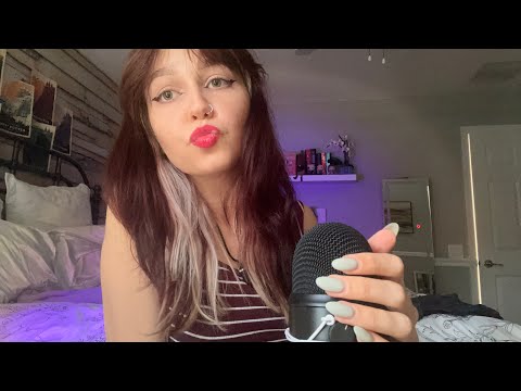 ASMR | fast and aggressive anticipatory triggers 🤍✨ (tapping, breathy whispers, stop and go)