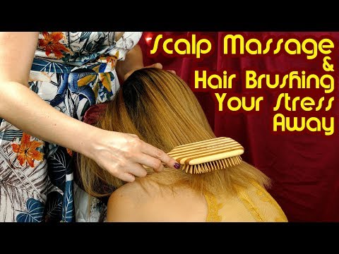 Brush Your Stress Away! ASMR Hair Brushing and Scalp Sounds