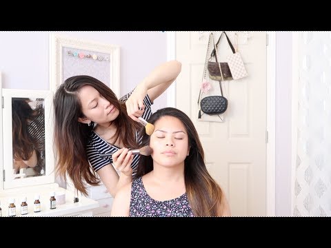 ASMR Soothing Face & Scalp Massage with Hairplay & Makeup Brushing