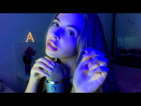 ASMR SONS DE UNHAS | Hand Sounds, Tapping, Scratching, Long Nails