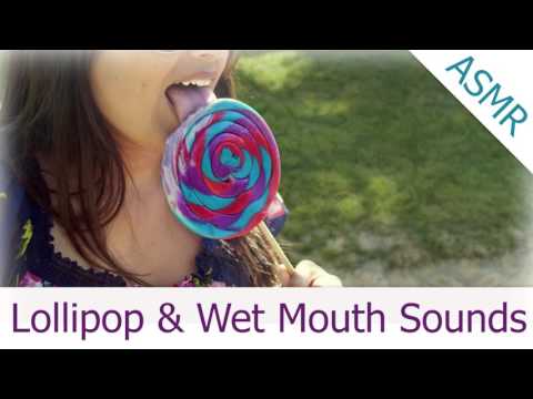 Binaural ASMR Eating a Lollipop & Wet Mouth Sounds I Ear to Ear, Eating Sounds, Mouth Sounds