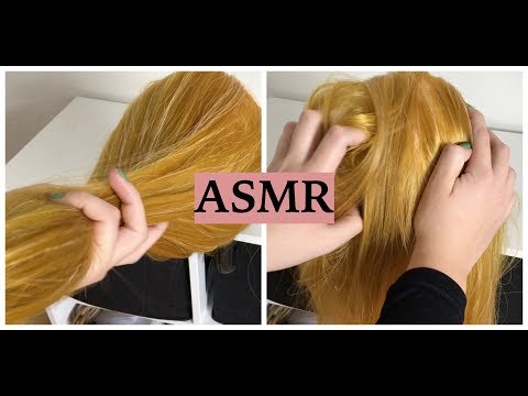 ASMR Relaxing Hair Play, No Talking (Brushing & Scalp Scratching Sounds, Slow Hand movements)