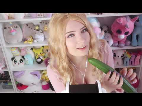 ASMR - Eating a Cucumber | Lealolly
