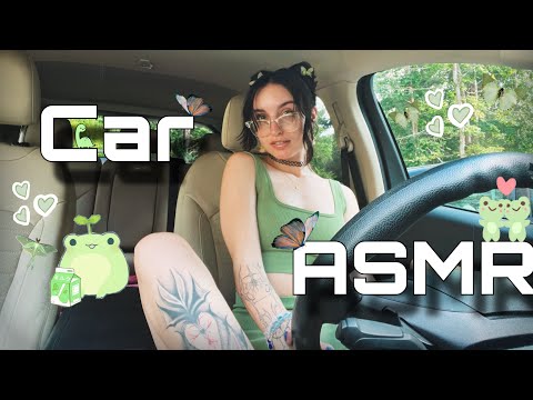 Fast & Aggressive ASMR in The Car (Tapping/Scratching on Surfaces, Gripping Wheel, Camera Tapping +)
