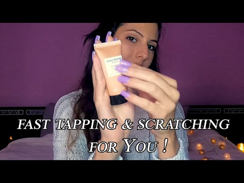 Fast Tapping & Scratching on Products for Relaxation ASMR | Hand Movements | Тапинг за релаксация