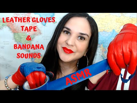 ASMR Tape and Leather Glove Sounds!!!