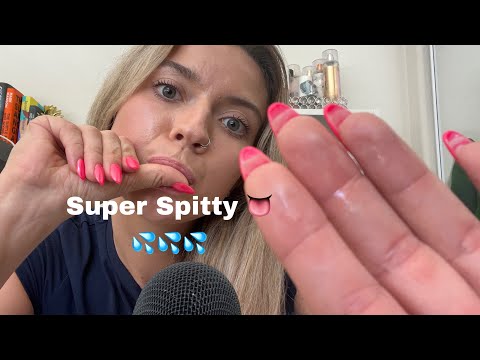 ASRM| Super Spitty Cleaning your Face Off| Covering Your Eyes, Subtle Mouth Sounds, Tapping