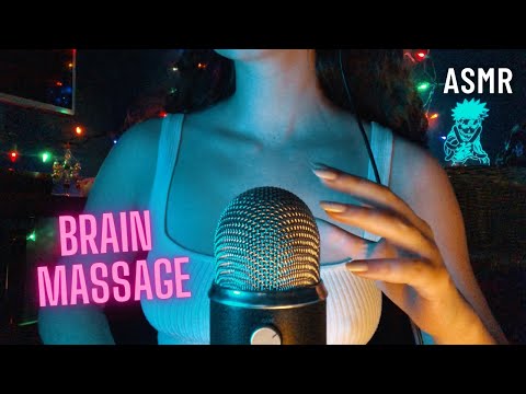 ASMR Brain Massage & Head Scratching (Fluffy, Foam & No Mic Cover Triggers)