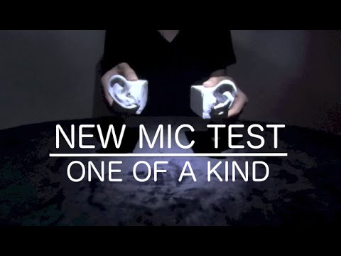 [音フェチ]耳型マイクを自分で作ったのでマイクテスト(初号機)[ASMR]EARS MIC TEST/마이크 테스트[JAPAN]