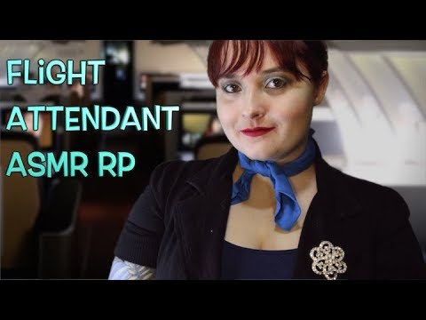 Flight Attendant RP ☁️✈️ ☁️ ASMR Flights