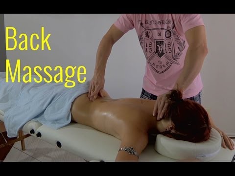 ASMR Back Massage Therapy with Oil