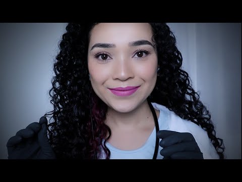 ASMR EXAME DOS NERVOS CRANIANOS *mas você não tá legal 😳 (sem anúncio no meio)