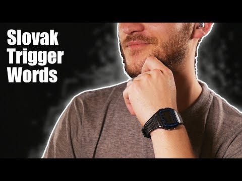 ASMR Slovak Trigger Words Repeating + English translate