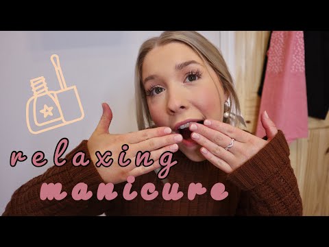 a relaxing manicure ASMR