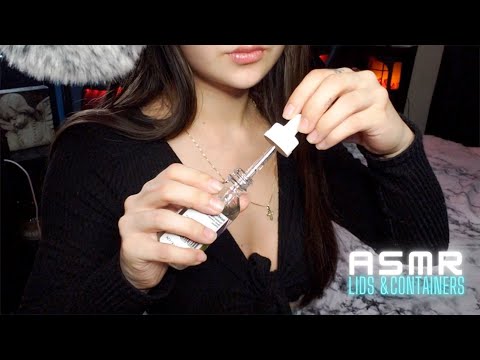 ASMR Fast & Aggressive Lids & Containers, Cap Twisting, Tapping & Scratching Mic Triggers For Sleep