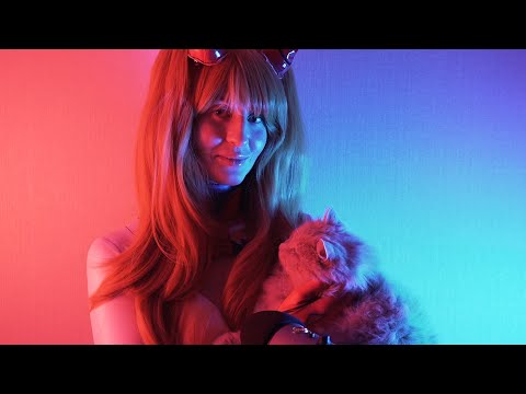 ASMR Cosplay | Asuka has a Cat? | Gentle whisper and tingly sounds.