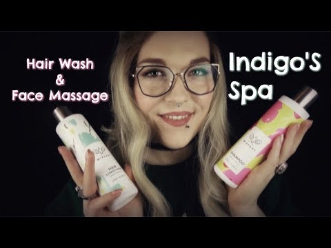 ☆★ASMR★☆ Indigo's Spa | Hair Wash & Face Massage to Relax & Unwind