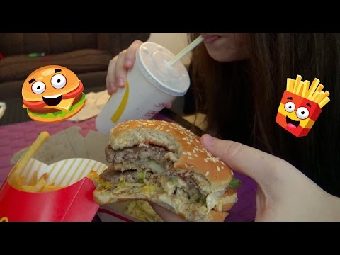 ASMR McDonalds Big Mac Meal Mukbang
