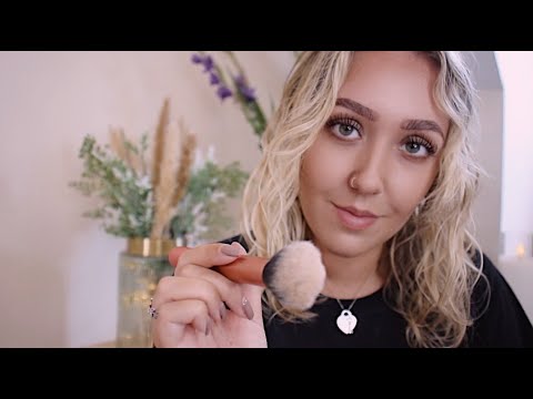 ASMR Doing Your Skincare and Makeup (Roleplay)