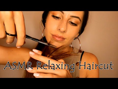 ASMR Relaxing Haircut ✂️| Scissors | АСМР На Български | Успокояваща подстрижка | Bulgarian ASMR