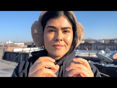 Outdoor ASMR | Hand movements, affirmations, tinglessss