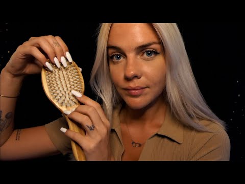 ASMR | Ma routine cheveux 🤍 Blond polaire (brossage, soins…)