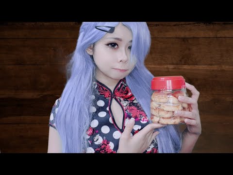 [ASMR] Chinese New Year Snacks w The Tavern Keeper (Close Eating Sounds) - No talking after intro