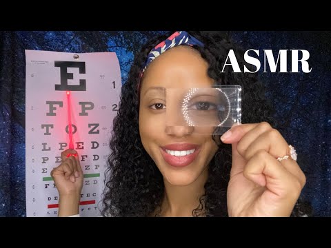 ASMR EYE EXAM 👁 Follow The Light Testing Your Eyes for New Glasses (Light Triggers) ✨looped✨