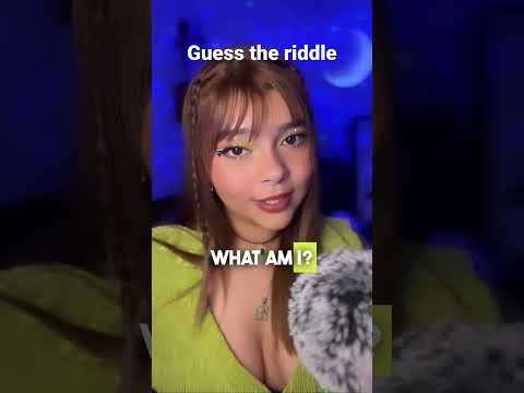 Guess the riddle #asmr #riddles