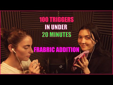 Muna and Momma's 100 ASMR Triggers in under 30 Minutes - Fabric Addition - Relaxing Tingling Trigger