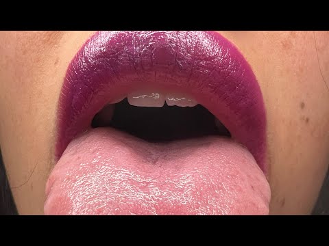 ASMR Licking lens from this distance 😊 | relaxing and gentle mouth sounds