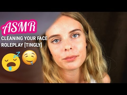 Super Tingly [ASMR] Cleaning Your Face Roleplay 💤