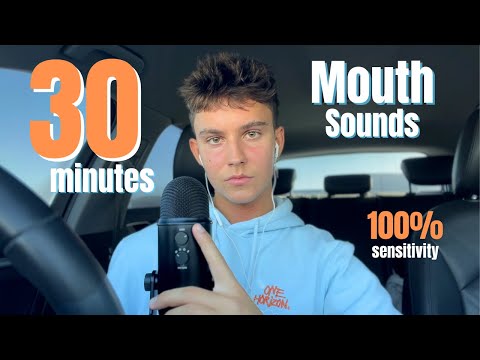 ASMR | 30 Minutes of Mouth Sounds & Hands Sounds/Movements (fast and aggressive + wet/dry)