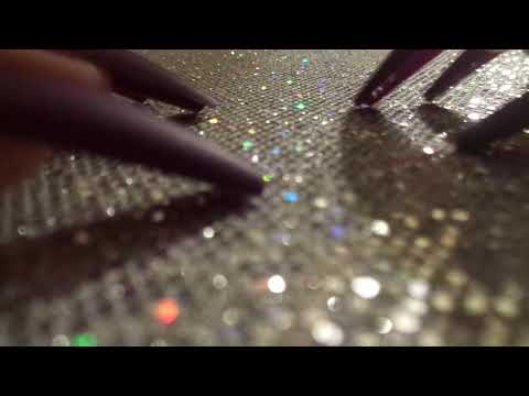 ASMR | Glitter Paper SCRATCHING (up close)