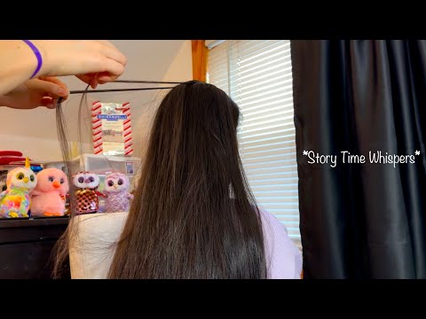 ASMR Hair Brushing, Styling + STORY TIME WHISPERS!! (I Was Placed in the REJECT AISLE on Live TV) 😭