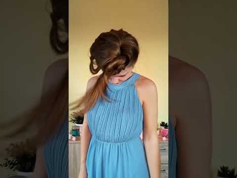 ASMR Hair Over Face Bun Drop #shorts