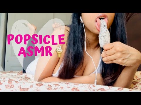 Indian Girl Popsicle Licking and Sucking II ASMR