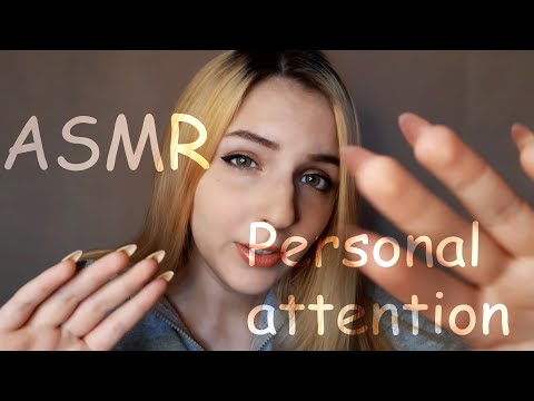 ASMR Personal attention, repeating "Just A Little Bit" with hand movements~