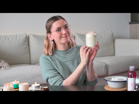 ASMR - How to make homemade scented candles 🕯️