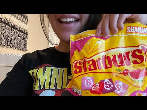 ASMR Starburst aggressive loud mouth sounds and chewing