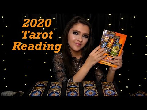 ASMR Pick your Deck Tarot Reading for 2020 - soft spoken,  page turning, deck shuffling, tapping