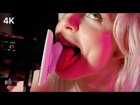 ASMR Macro Mouth Sounds with Elsa (3Dio, 4K)