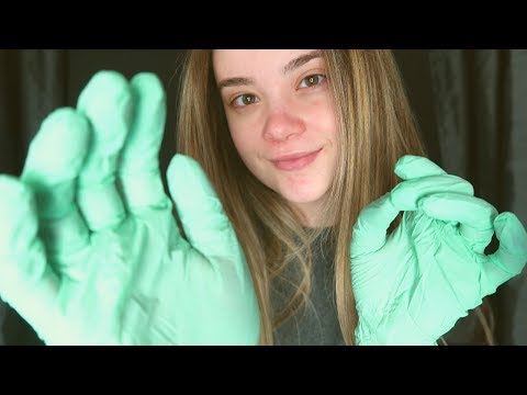 ASMR REIKI with CRINKLY GLOVES Roleplay! Hand Movements, Face Brushing, Ear To Ear Whispering
