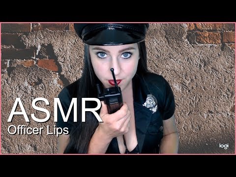 ASMR Officer lips arrests you with gum snapping